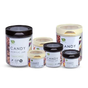 Candy Acrylic Jar Pack of 6