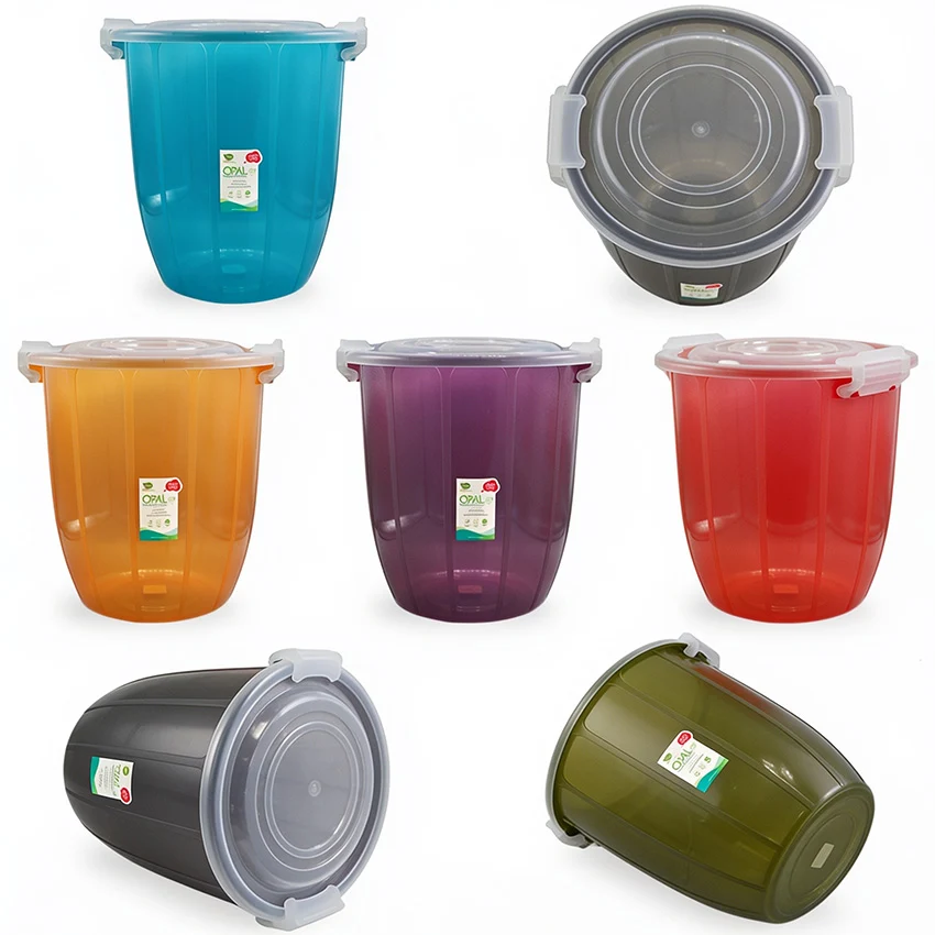 Opal Food Storage Container Medium Pack of 2- (10Ltr) Transparent - Image 2