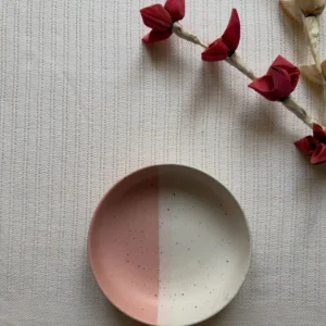 Blush Rose Matte Sprinkle Rice Bowl